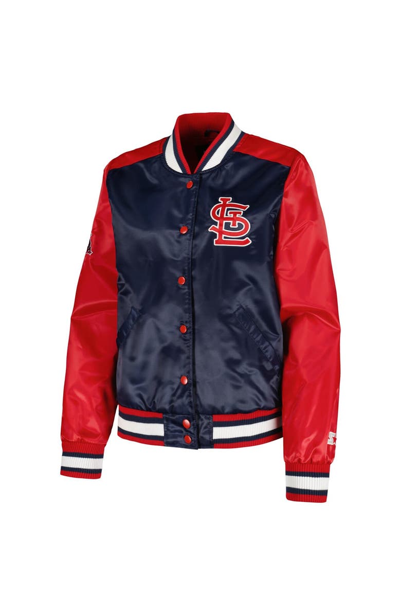 STARTER Women's Starter Navy St. Louis Cardinals The Legend Full-Snap Jacket, Alternate, color, 