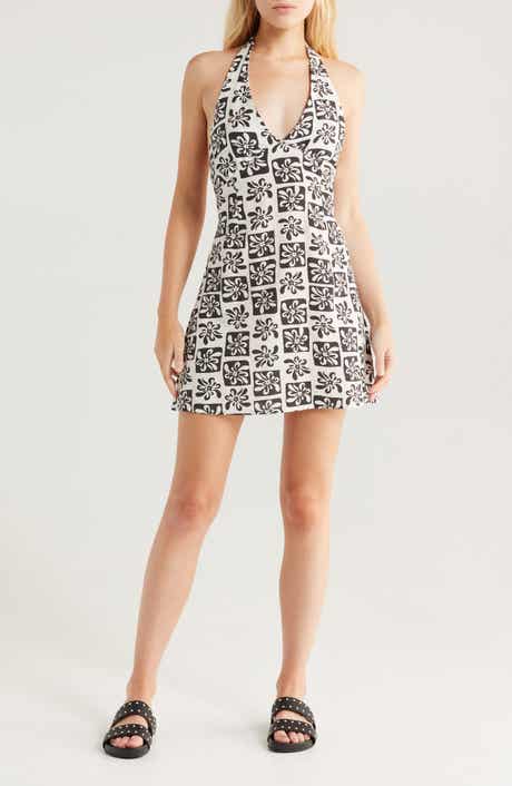 Billabong Sunny Sometimes Halter Minidress