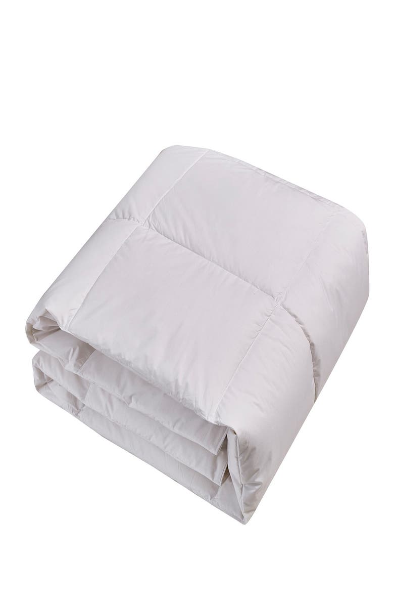 BLUE RIDGE HOME FASHIONS Kathy Ireland Light Warmth White Down Fiber Comforter, Alternate, color, White