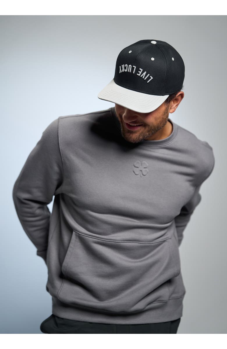 Black Clover Upside Down Luck 3 Hat, Alternate, color, Black