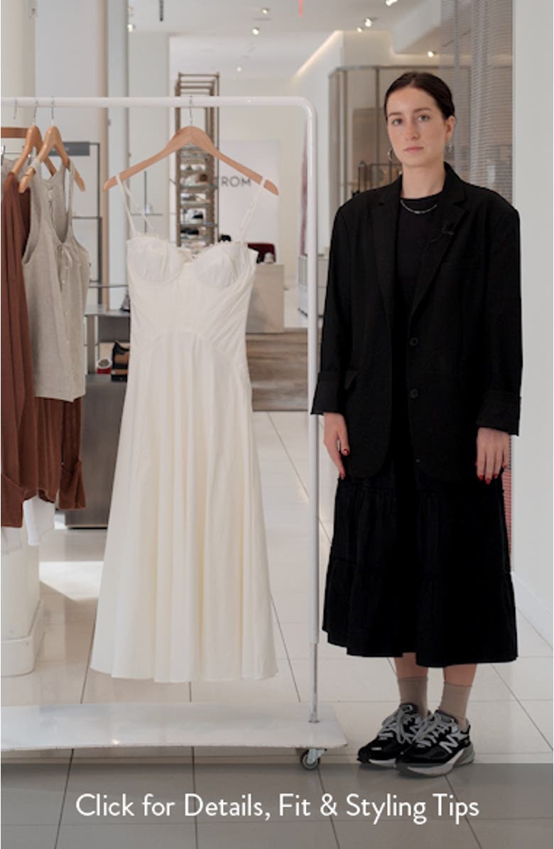 Steffani Corset Midi Sundress, sales video thumbnail