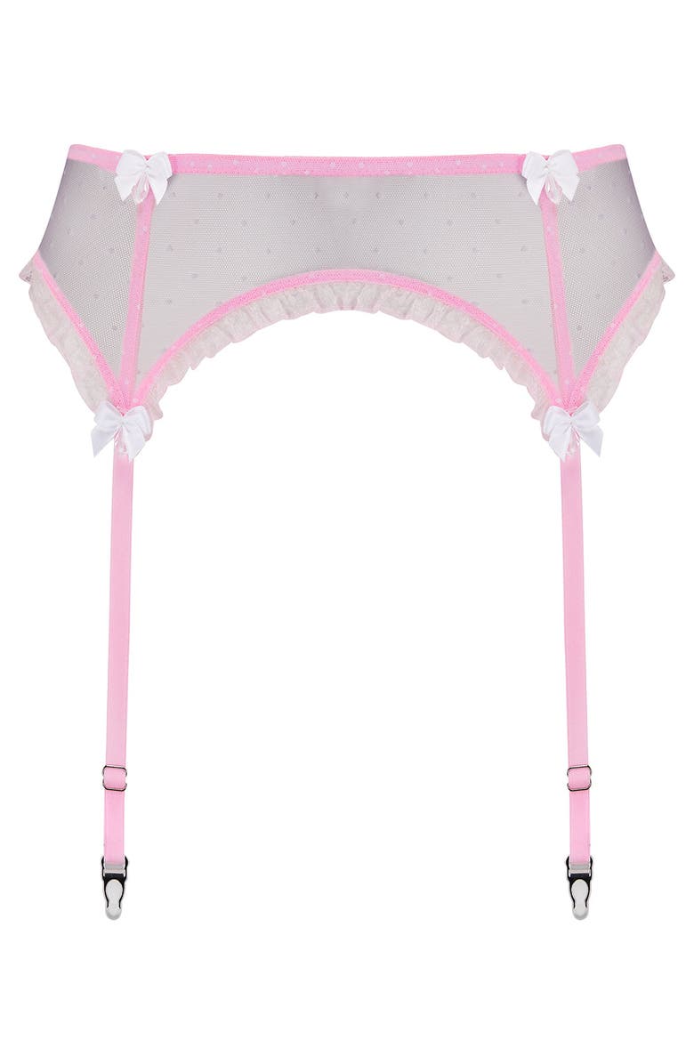 Scarlett Gasque Polka-Dot Suspender Belt, Alternate, color,