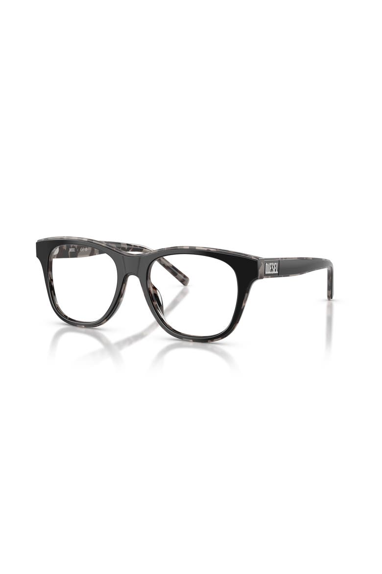 51mm Rectangle optical glasses, Main, color, Black