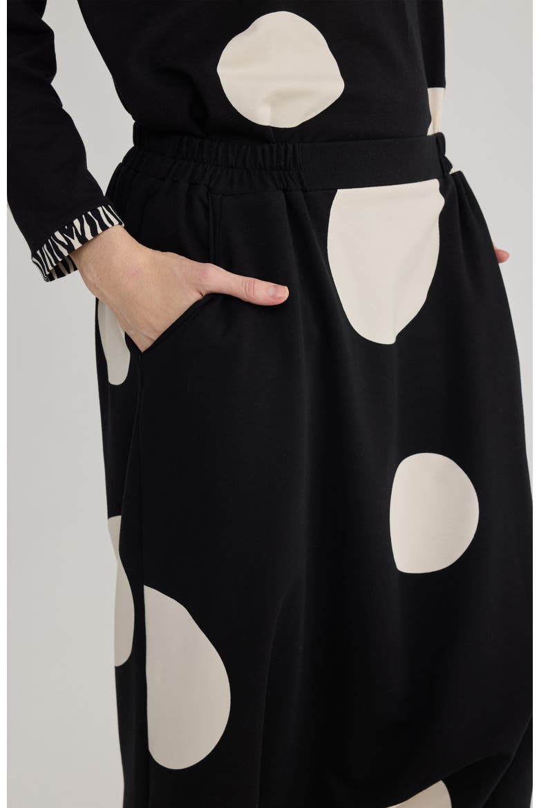 Hilda Cotton Jersey Pants, Alternate, color, Polka Dots