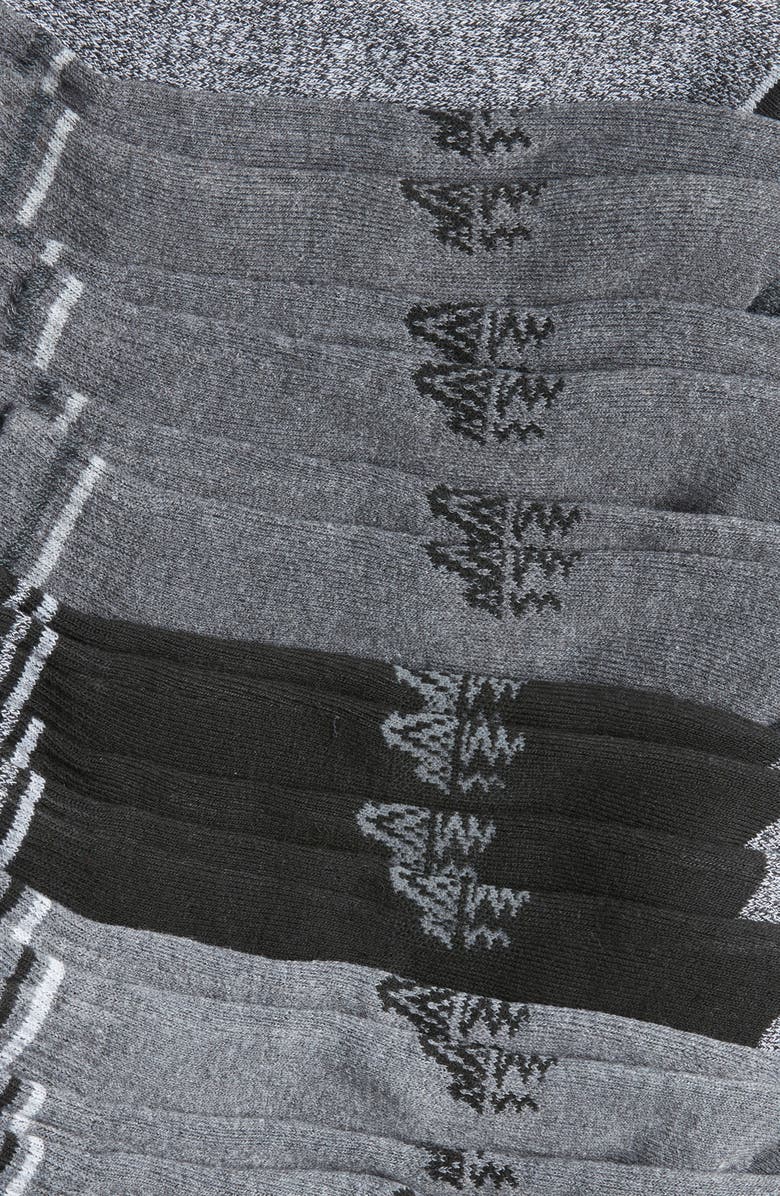 Rainforest Assorted 10-Pack Quarter Socks, Alternate, color, 