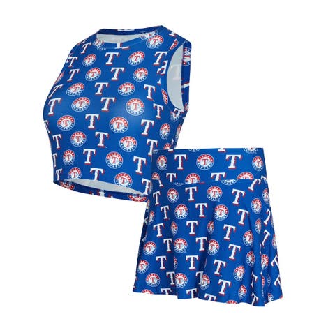 Women's Concepts Sport  Royal Texas Rangers Knit Tank Top & Skort Set