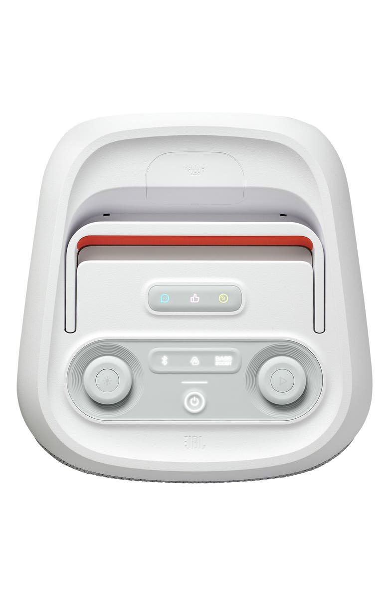 JBL PartyBox Club 120 Portable Speaker, Alternate, color, White