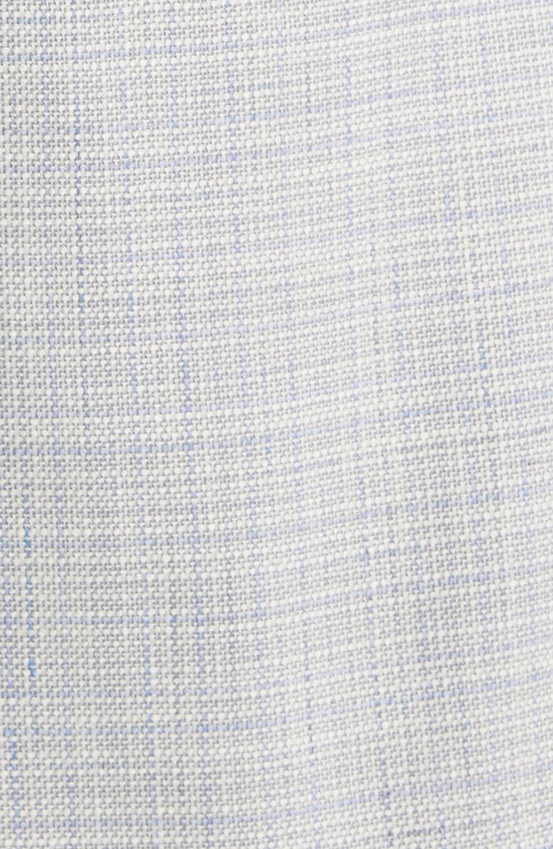 Canali Kei Trim Fit Wool & Silk Blend Melange Sport Coat, Alternate, color,