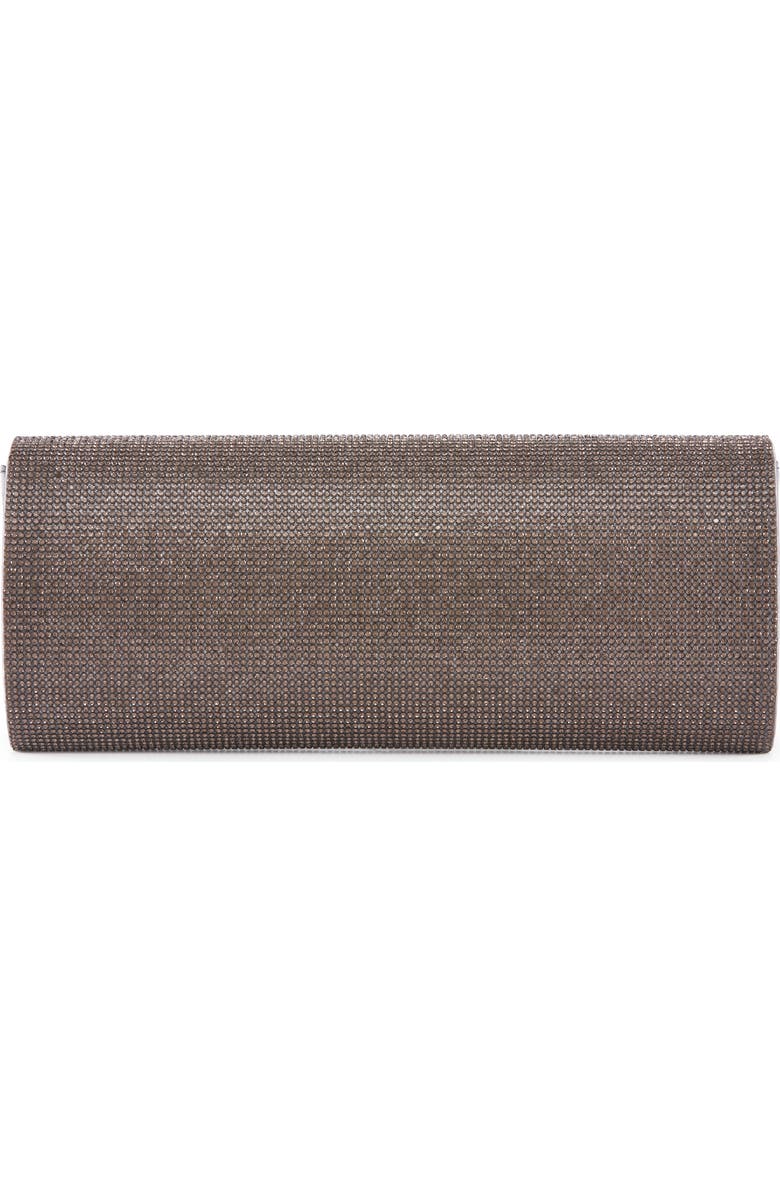LADY COUTURE Radiant Rhinestone Clutch, Alternate, color, Pewter