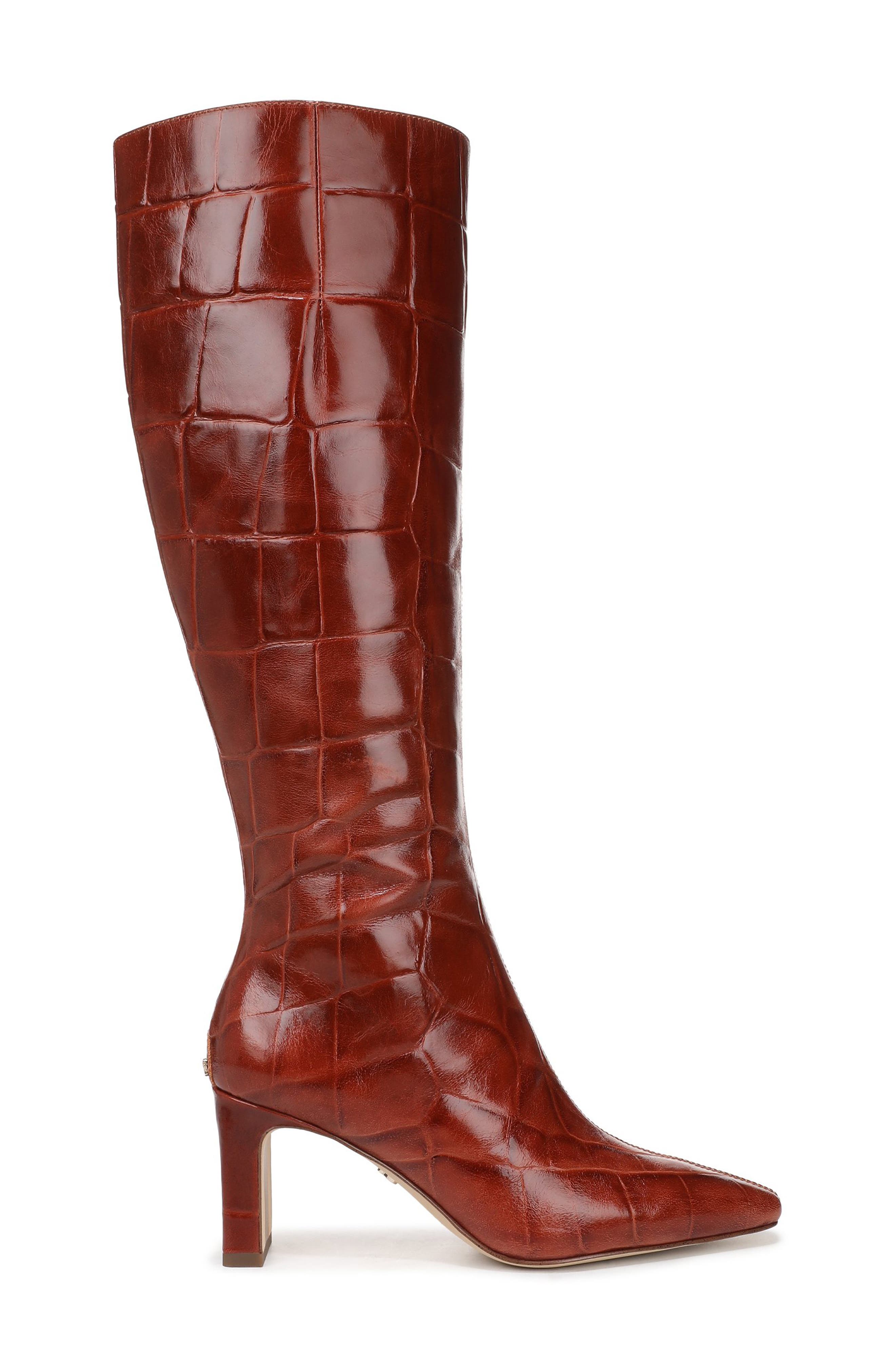 Sam Edelman Sylvia Knee High Boot, Alternate, color, New Cognac