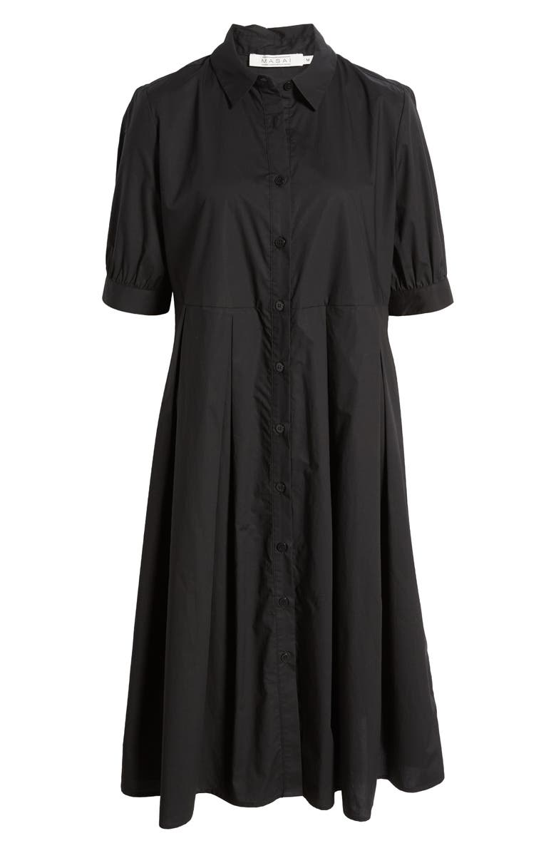 Masai Copenhagen Nebina Pleat Shirtdress, Alternate, color, 