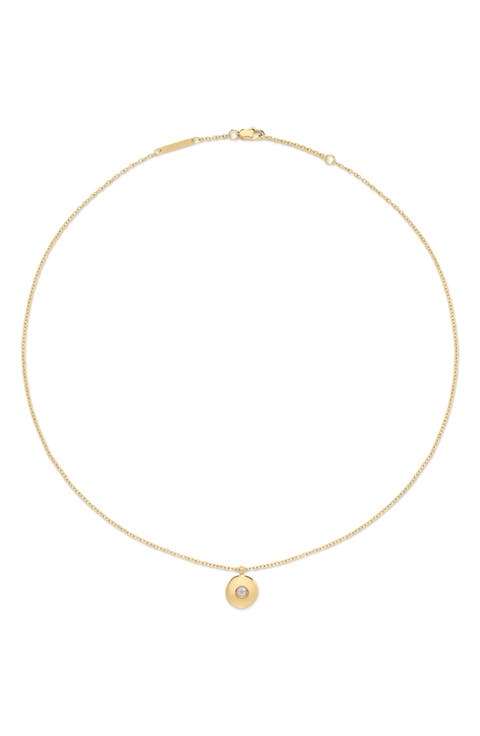 Birthstone Pendant Necklace