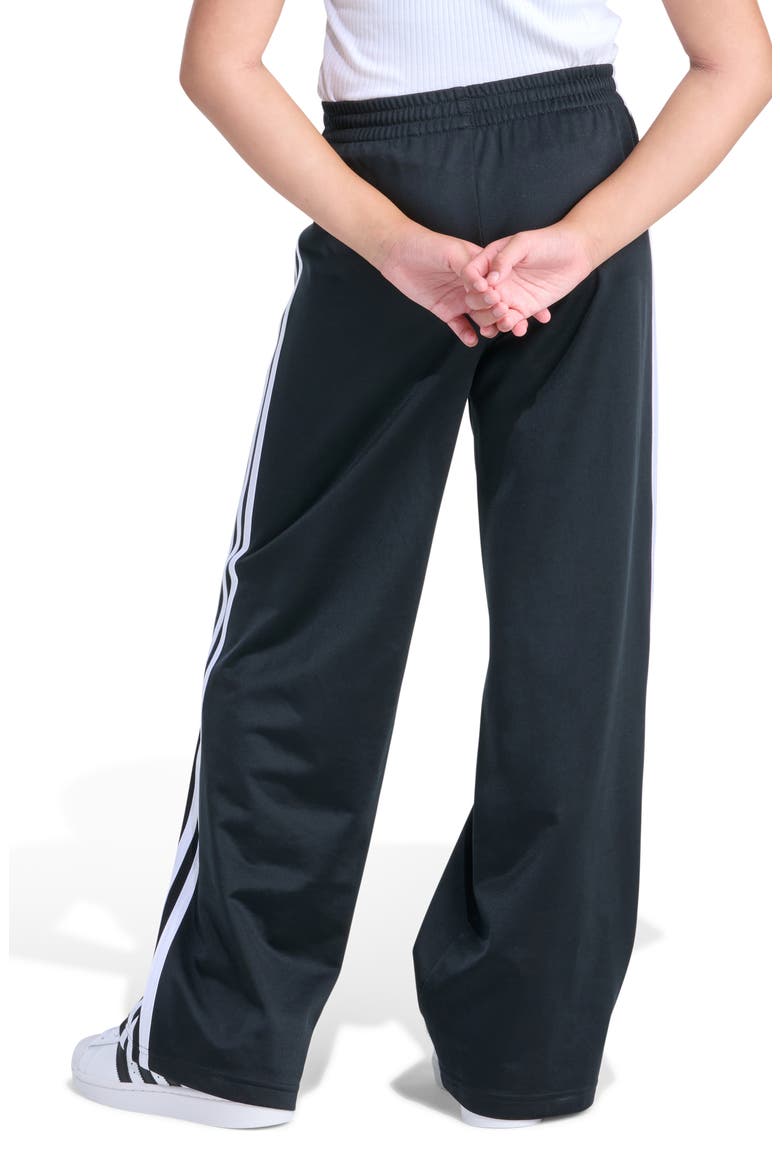 Kids' Firebird Wide Leg Track Pants, Alternate, color, BLACK