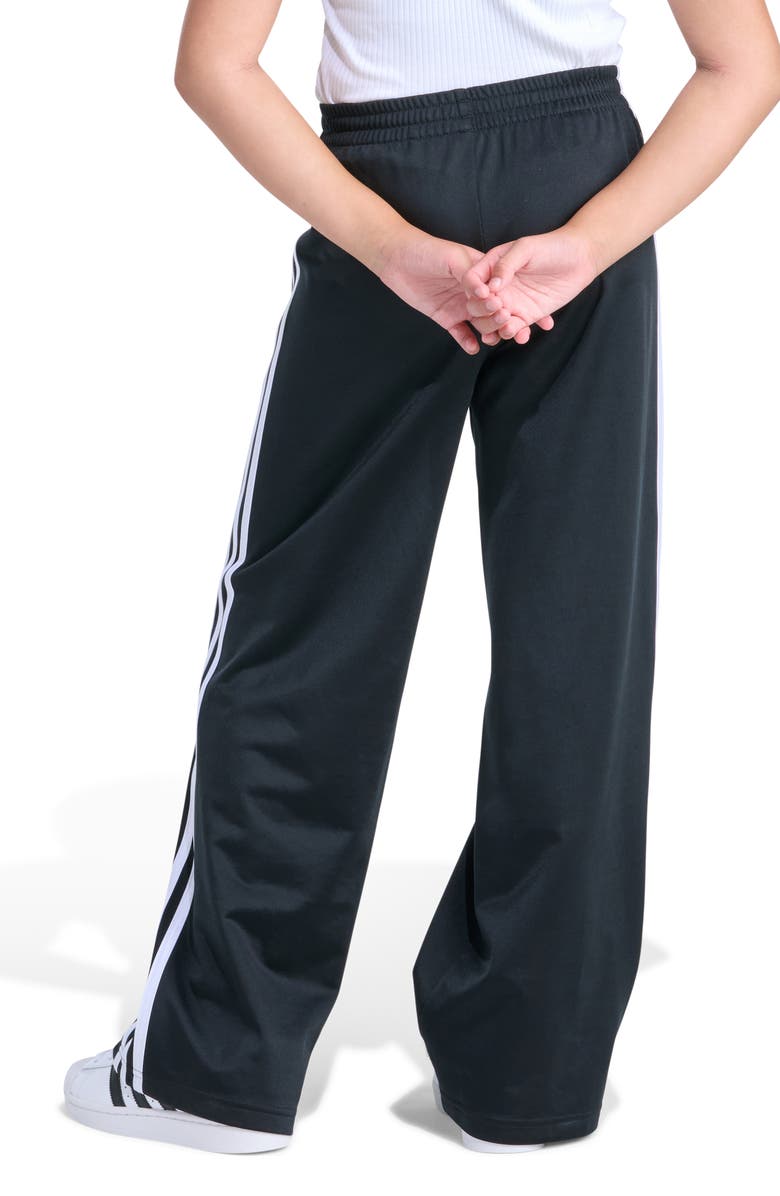 adidas Kids' Firebird Wide Leg Track Pants, Alternate, color, Black