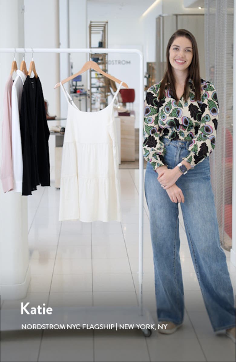 Tiered Cotton Mini Sundress, sales video thumbnail
