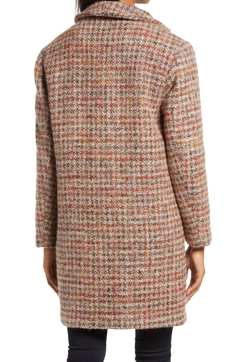 Ellen Tracy Double Breasted Wool Blend Coat, Alternate, color,