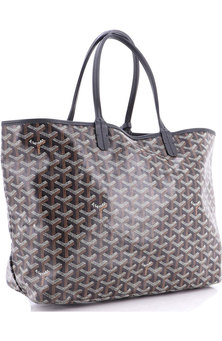 Pre-Owned Goyard Saint Louis Tote Coated Canvas PM, Alternate, color, Black