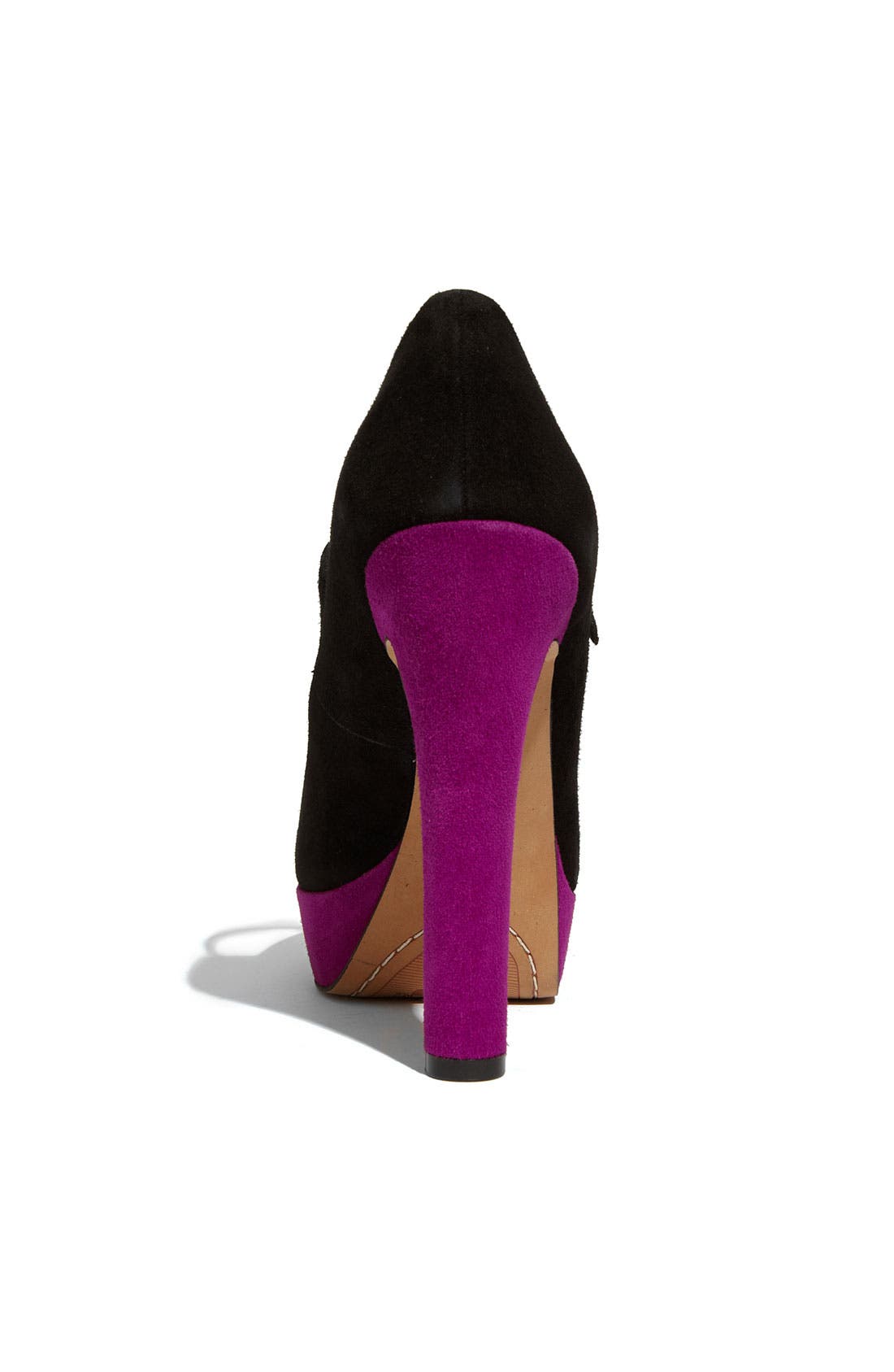 'Jasper' Mary Jane Pump, Alternate, color, BLACK/ FUCHSIA