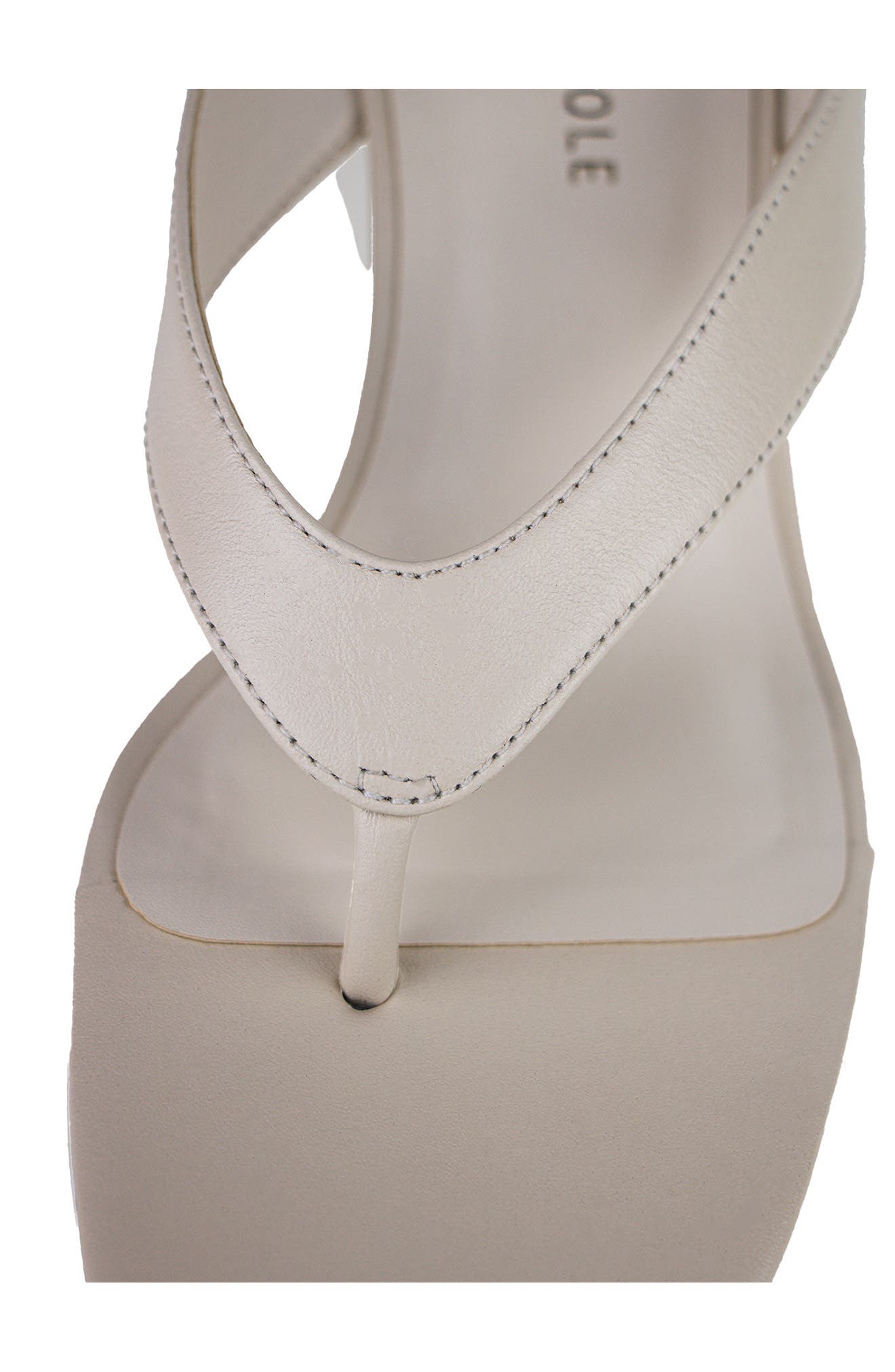 Susannah Wedge Sandal, Alternate, color, ECRU LEATHER