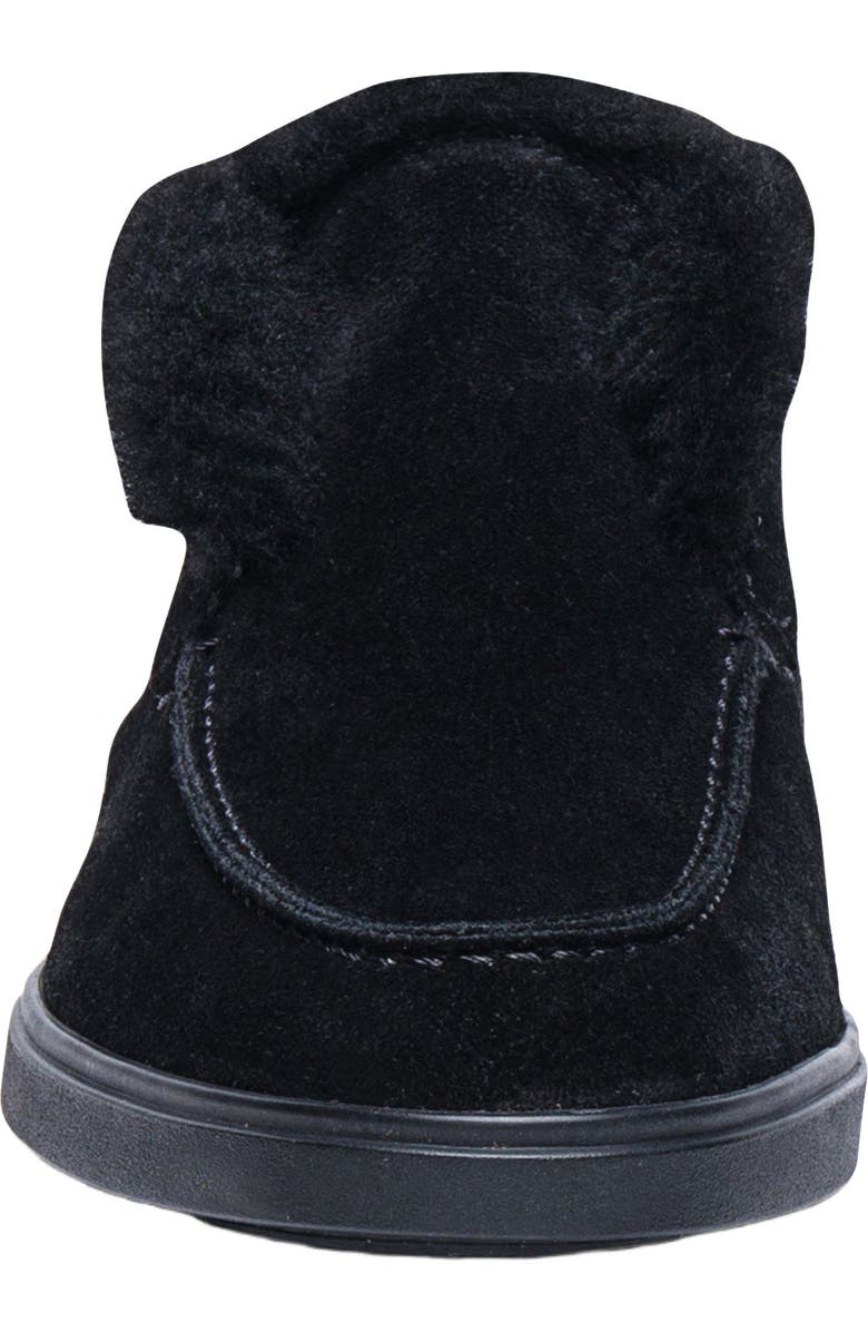 Santoni Women's suede desert boot, Alternate, color, Black