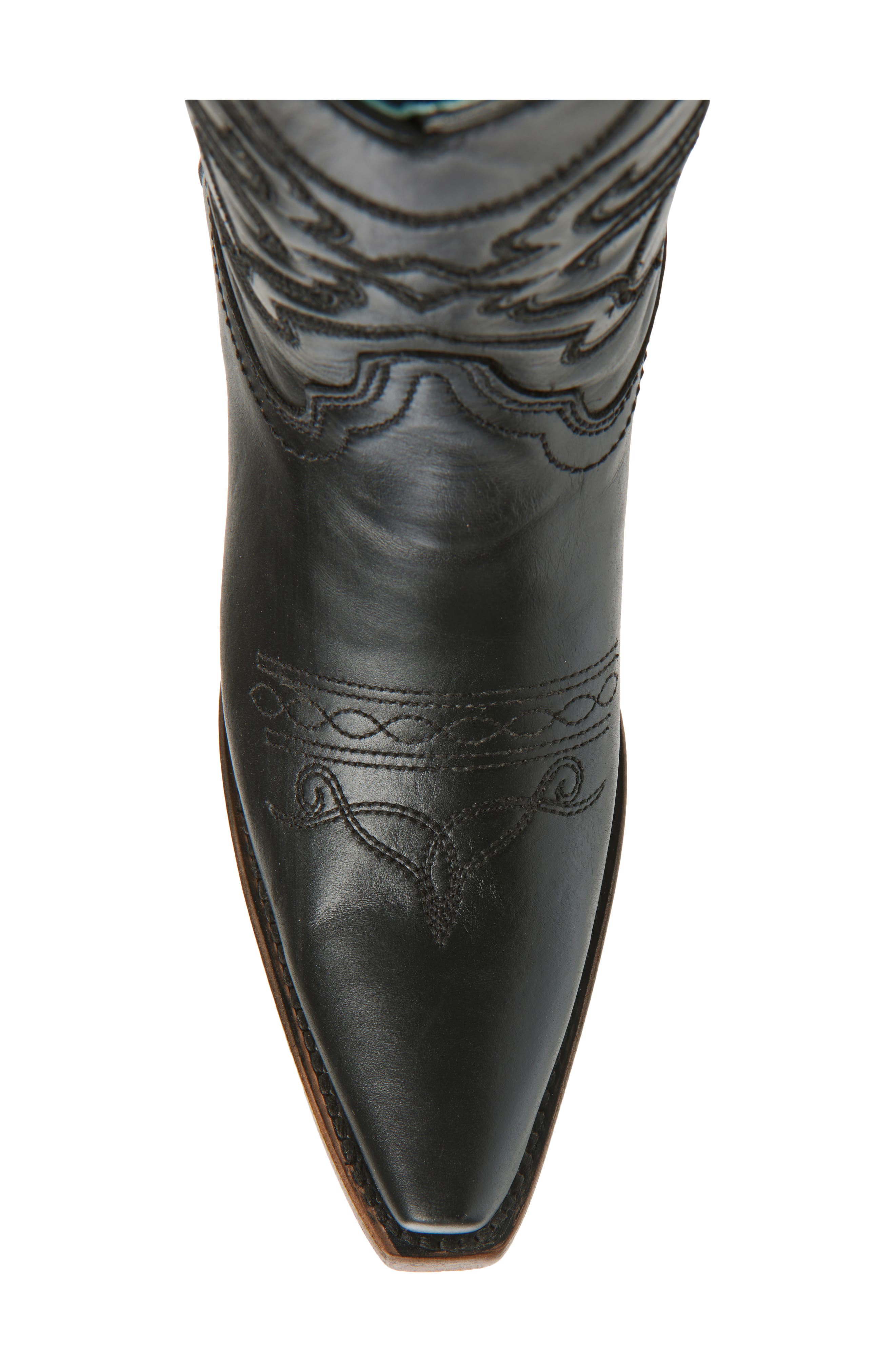 CORRAL Embroidered Western Boot, Alternate, color, Black