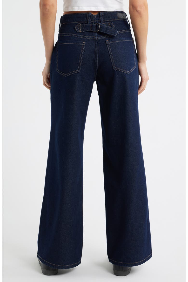 High Waist Wide Leg Jeans, Alternate, color, RINSE WASH