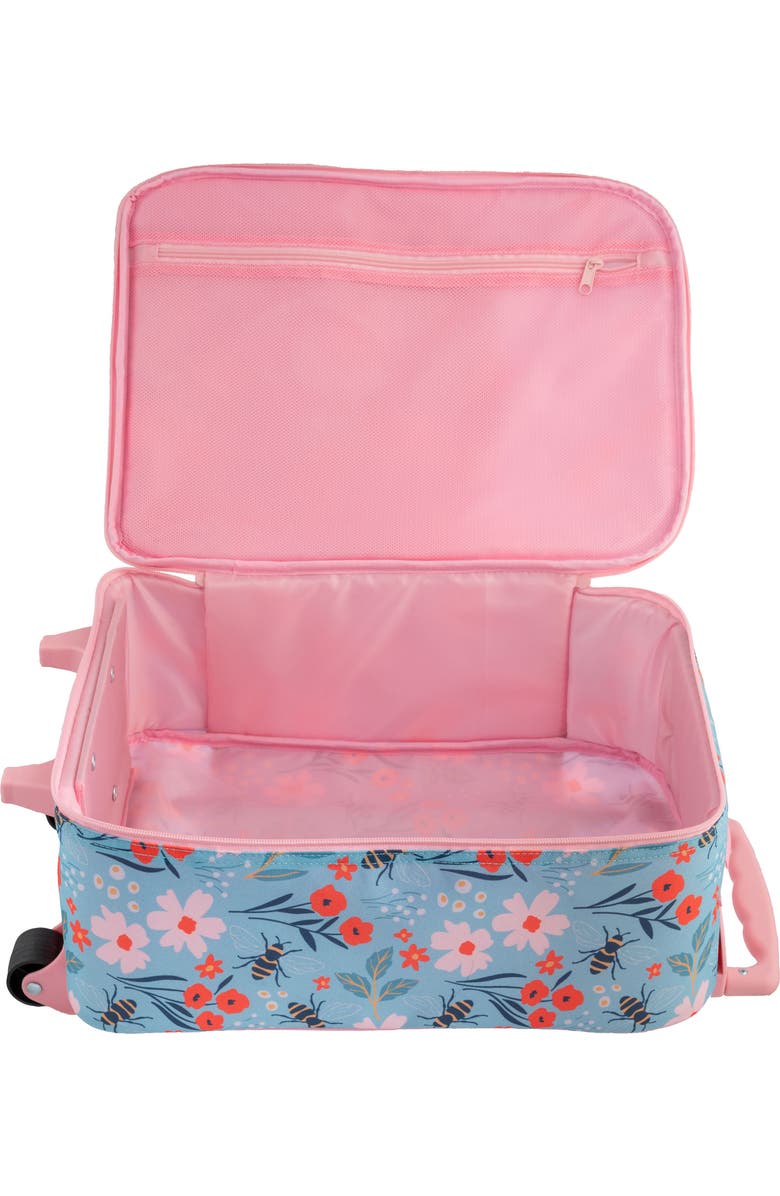 Stephen Joseph Kids' Print Rolling Luggage, Alternate, color, Light Blue