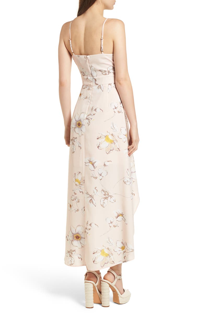 J.O.A. Faux Wrap Midi Dress, Alternate, color,