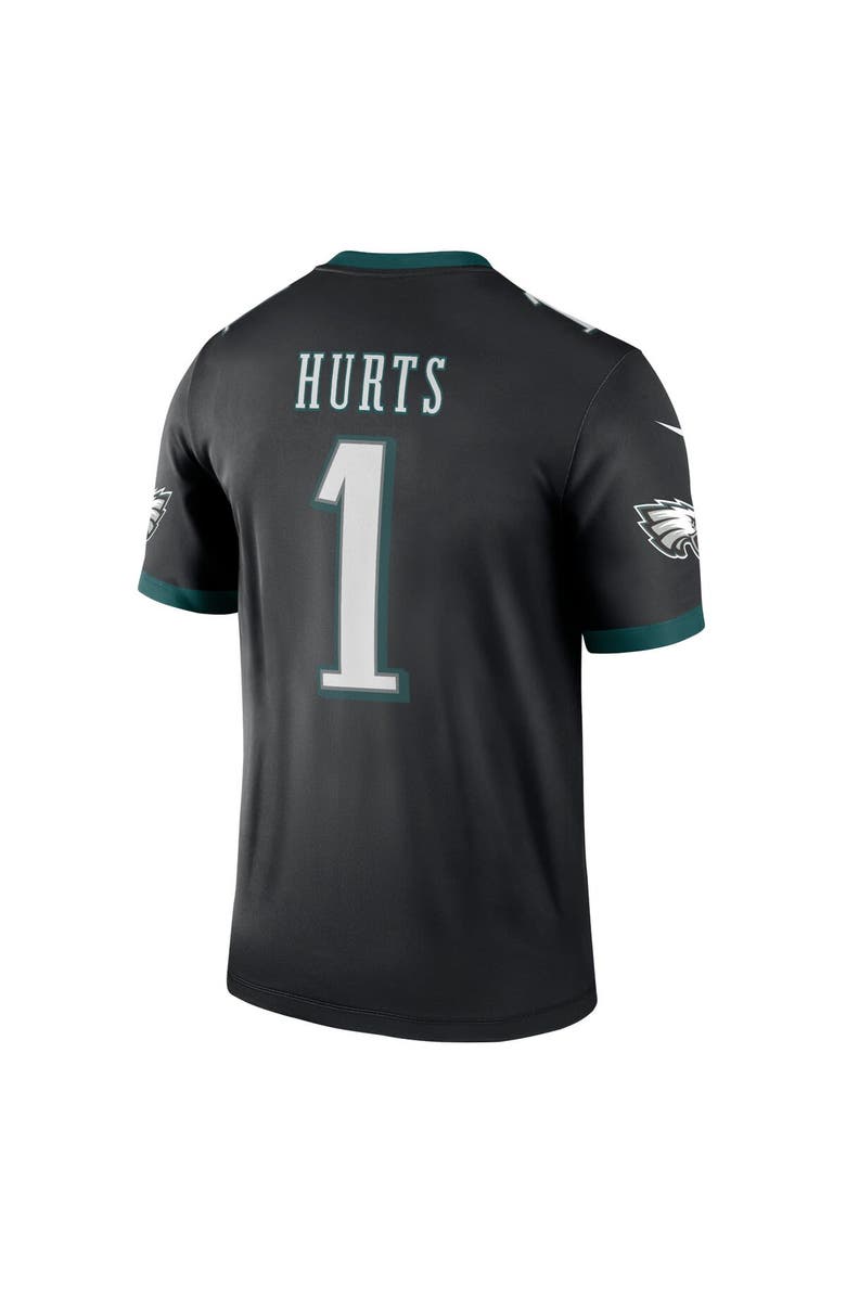 Nike Men's Nike Jalen Hurts Black Philadelphia Eagles Alternate Legend Player Performance Top, Alternate, color, Black