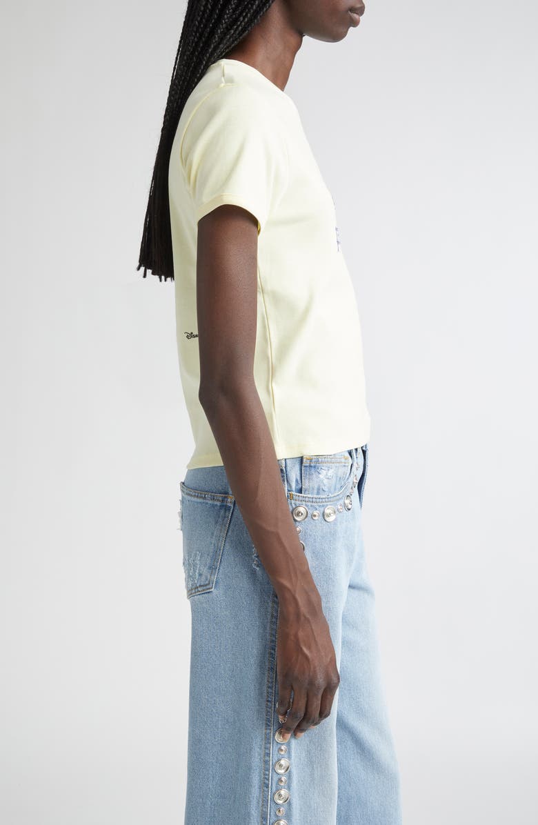 Coperni x Disney Princess Rhinestone Graphic T-Shirt, Alternate, color, Yellow