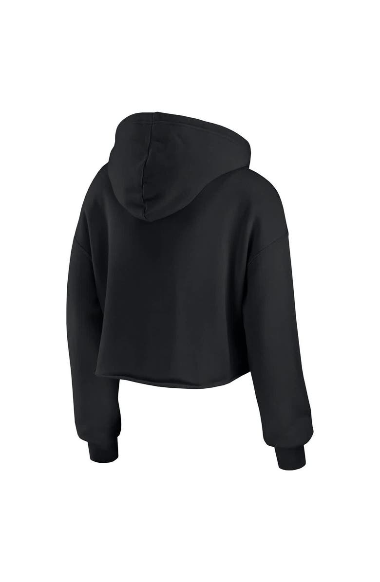 WEAR by Erin Andrews Women's WEAR by Erin Andrews Black Dallas Cowboys Prime Cropped Pullover Hoodie, Alternate, color, Black