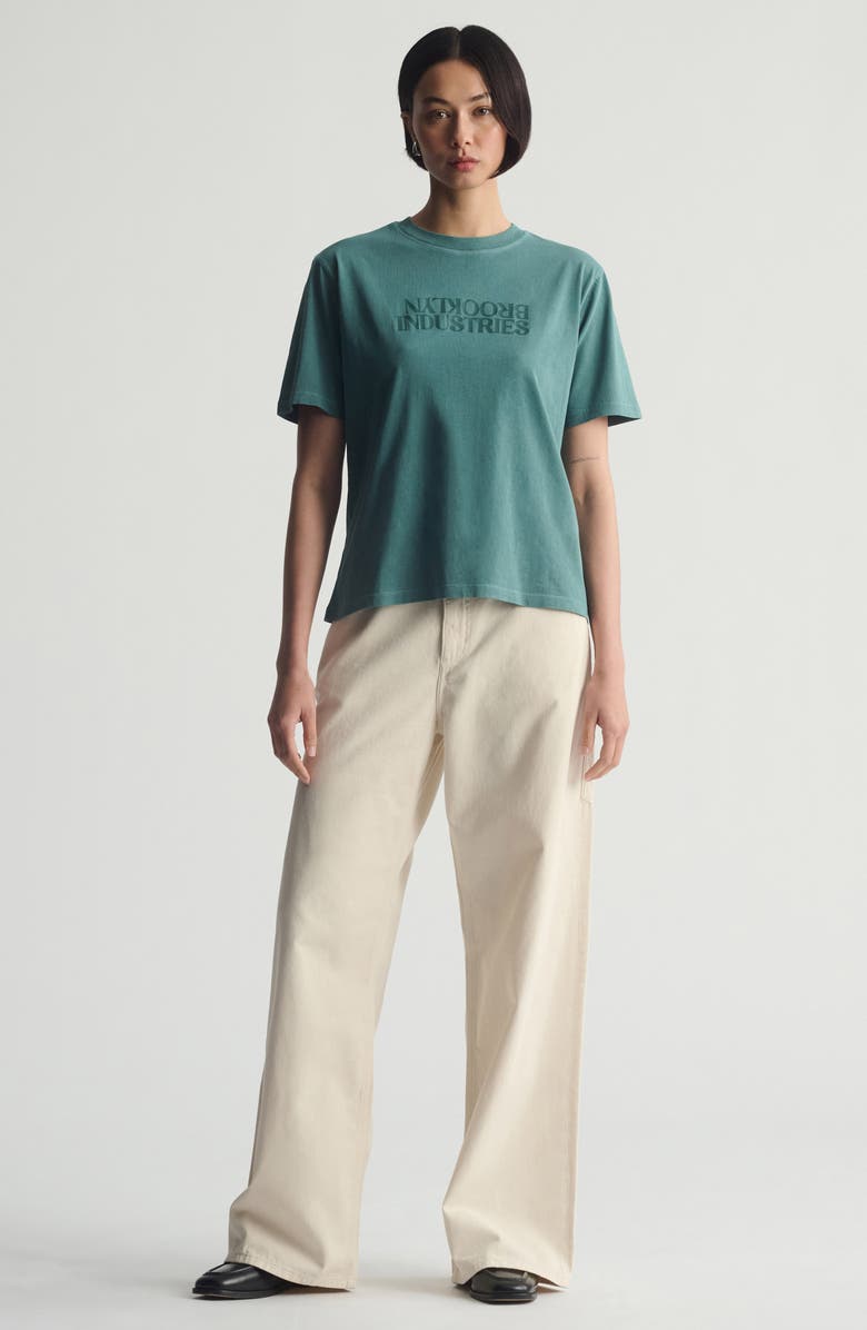 Brooklyn Industries Logo Cotton Graphic T-Shirt, Alternate, color, 