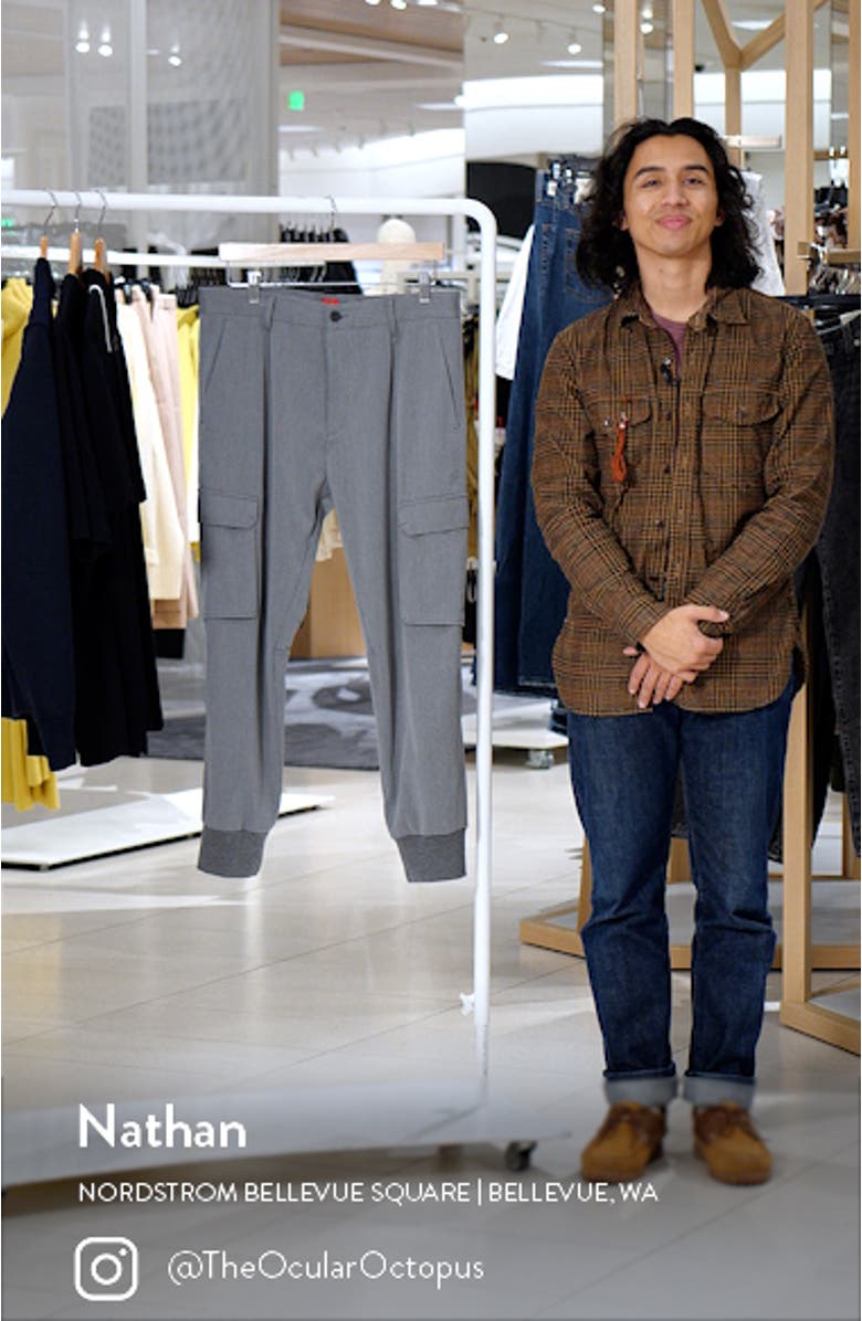 Glavin Pleated Cargo Joggers, sales video thumbnail