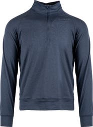 BURNSIDE Jersey Quarter Zip Sweatshirt