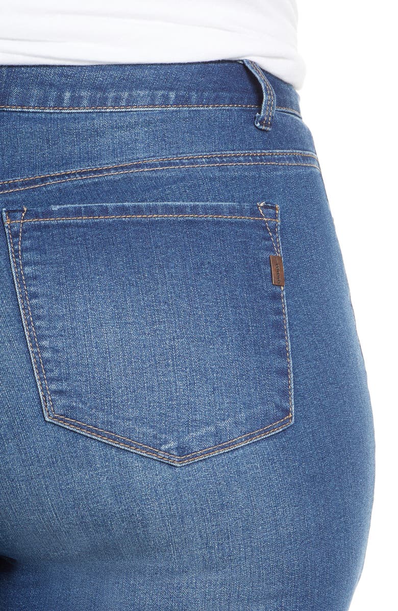 1822 Denim Split Hem Distressed Jeggings, Alternate, color, 