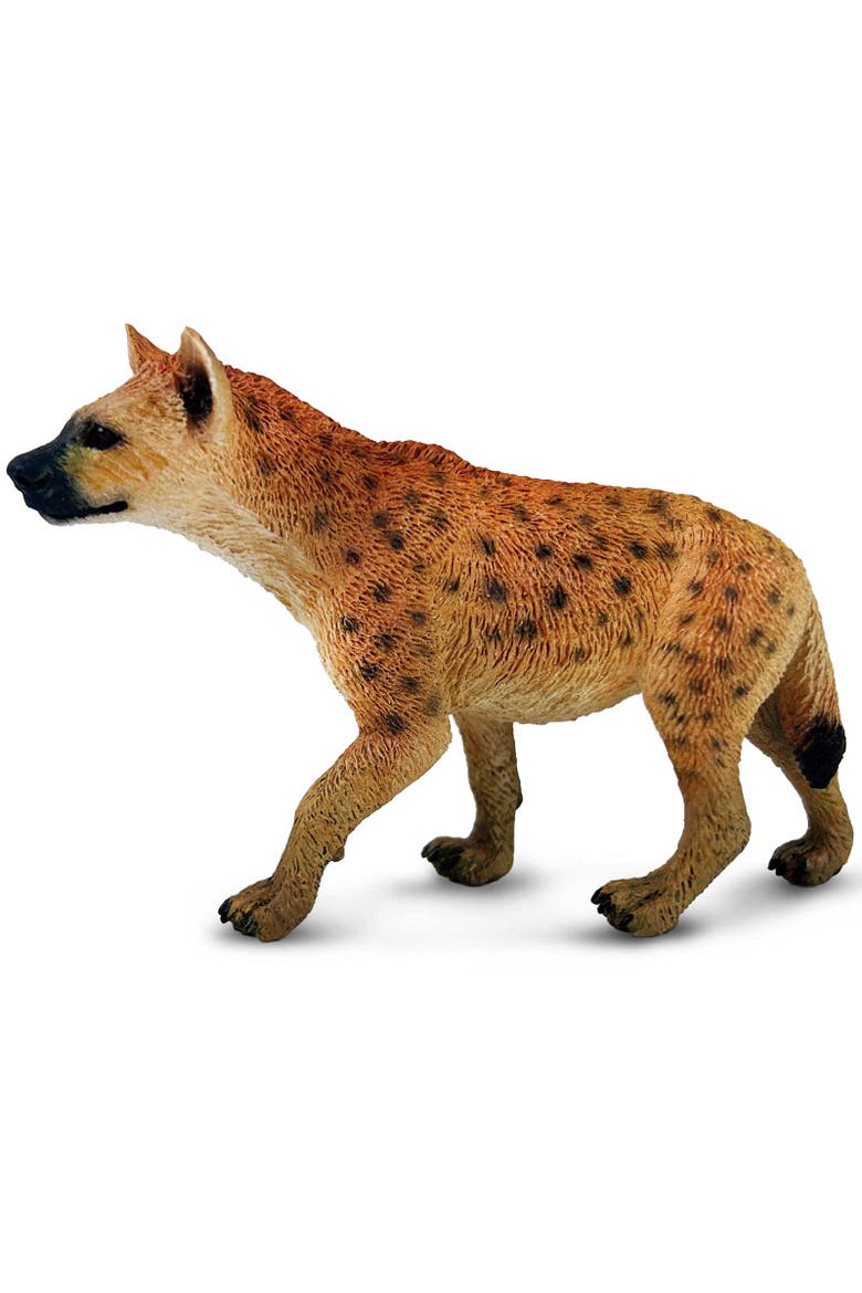 Spotted Hyena Kids Toy Figure, Main, color, None