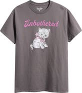 Junk Food Unbothered Kitten Graphic T-Shirt