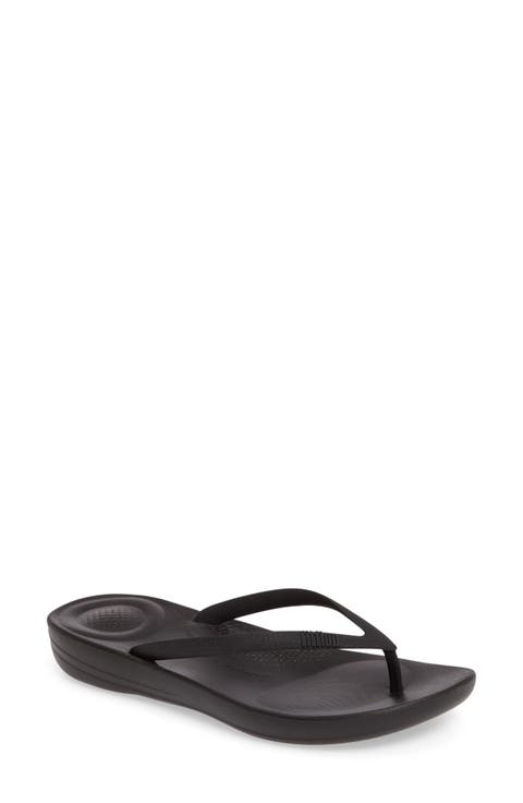 シューズ・サンダルその他 RUNA Black Women's Rubber Flip-Flops Amazon.com | ZODIAC Womens Nessa Slides Wedge Sandal, Black