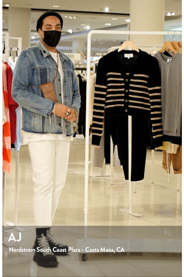 Mini Marin Stripe V-Neck Cardigan video