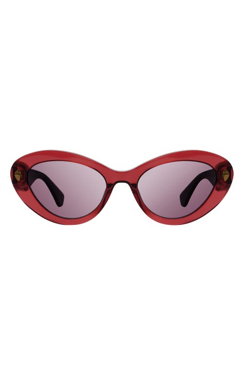 Kurt Geiger London 52mm Cat Eye Sunglasses In Red