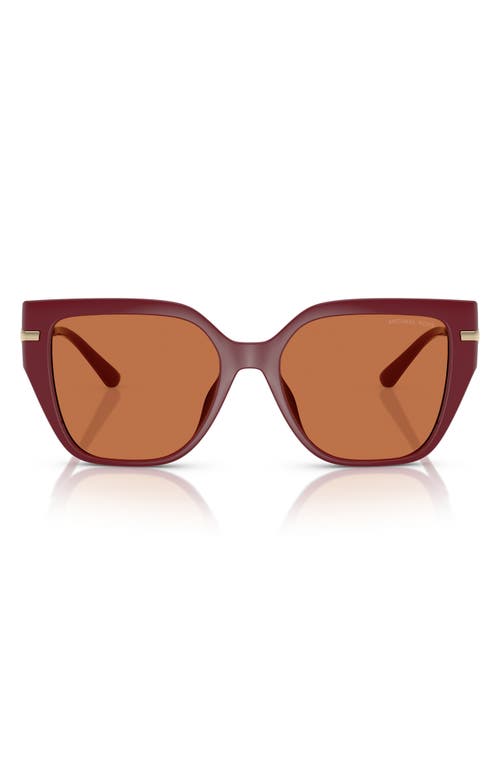 Michael Kors 54mm Square Sunglasses In Red