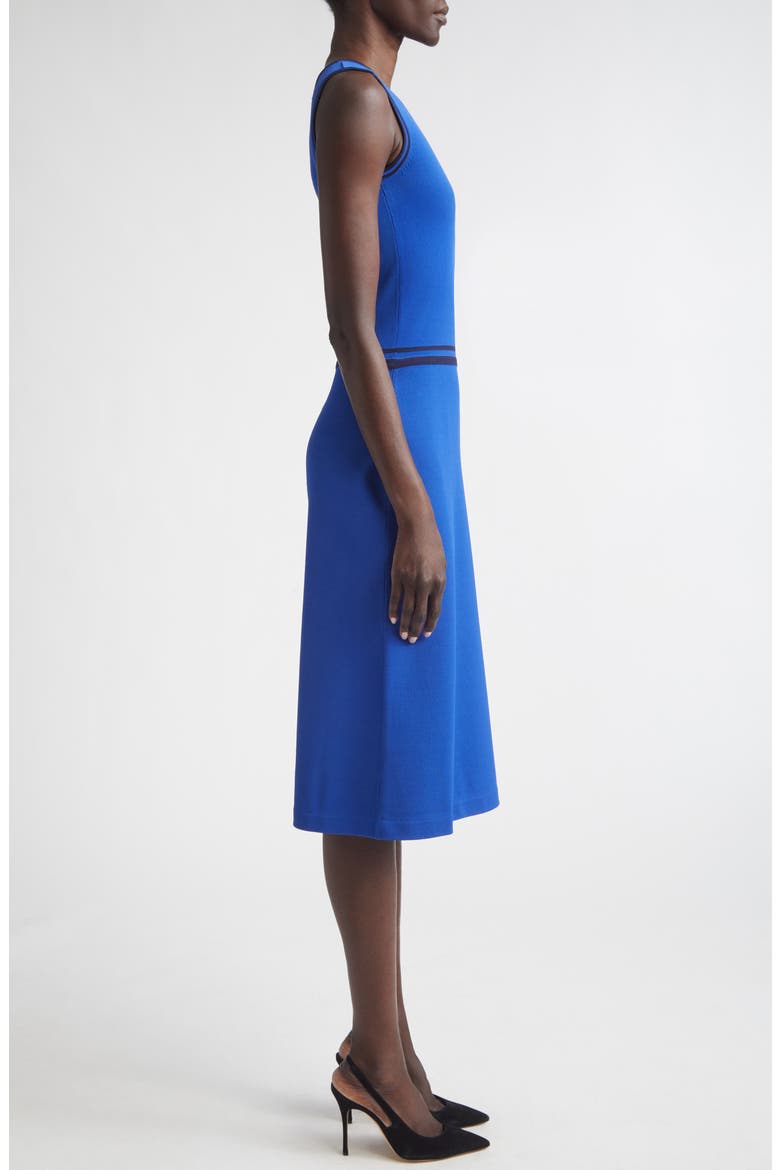 Vanna Roma Crepe Knit Sleeveless Midi Dress, Alternate, color, COBALT/ MIDNIGHT