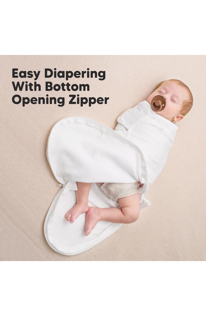 KeaBabies 3-Pack Soothe Zippy Swaddle Wrap, Alternate, color, Cloud