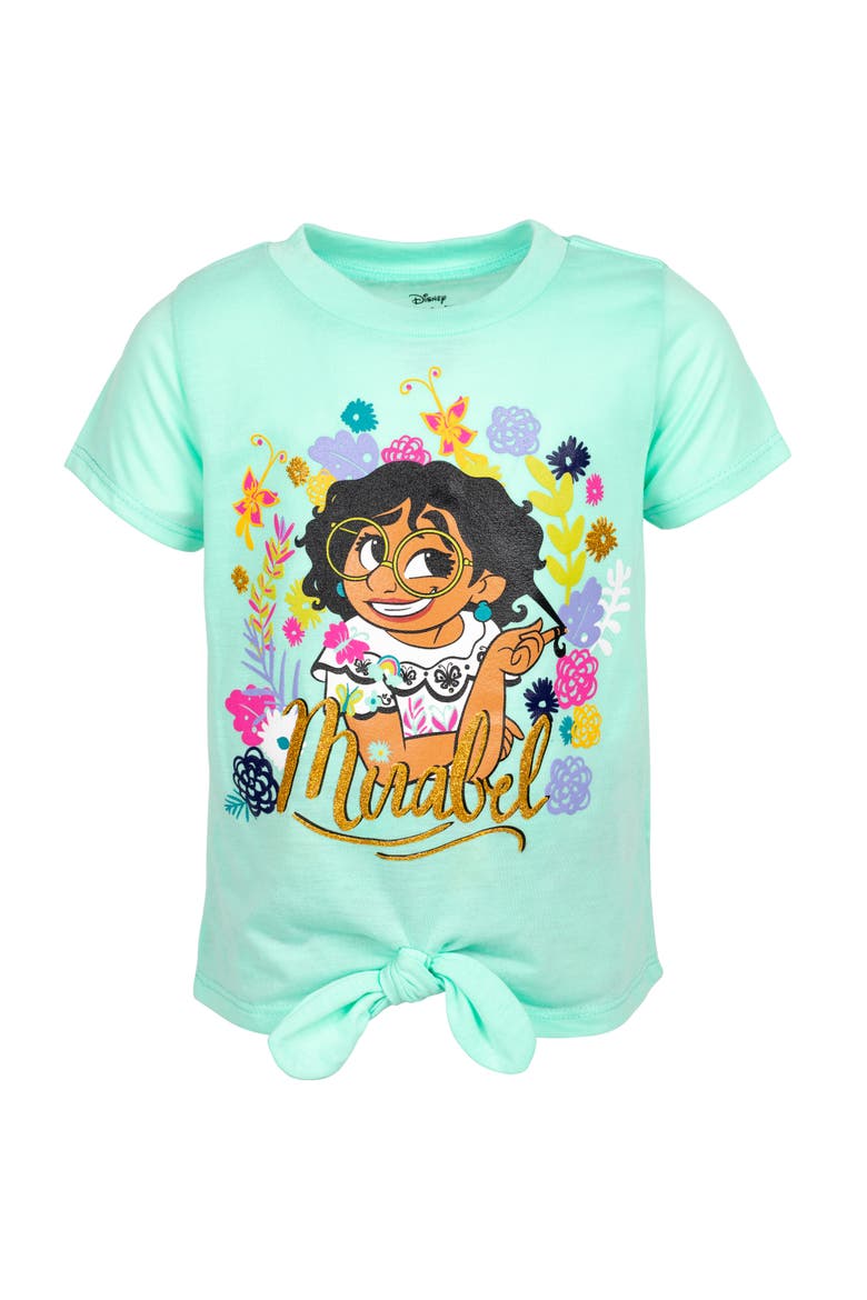 Encanto Mirabel 2-Piece T-Shirt and Bike Shorts Set, Alternate, color, Mirabel Mint