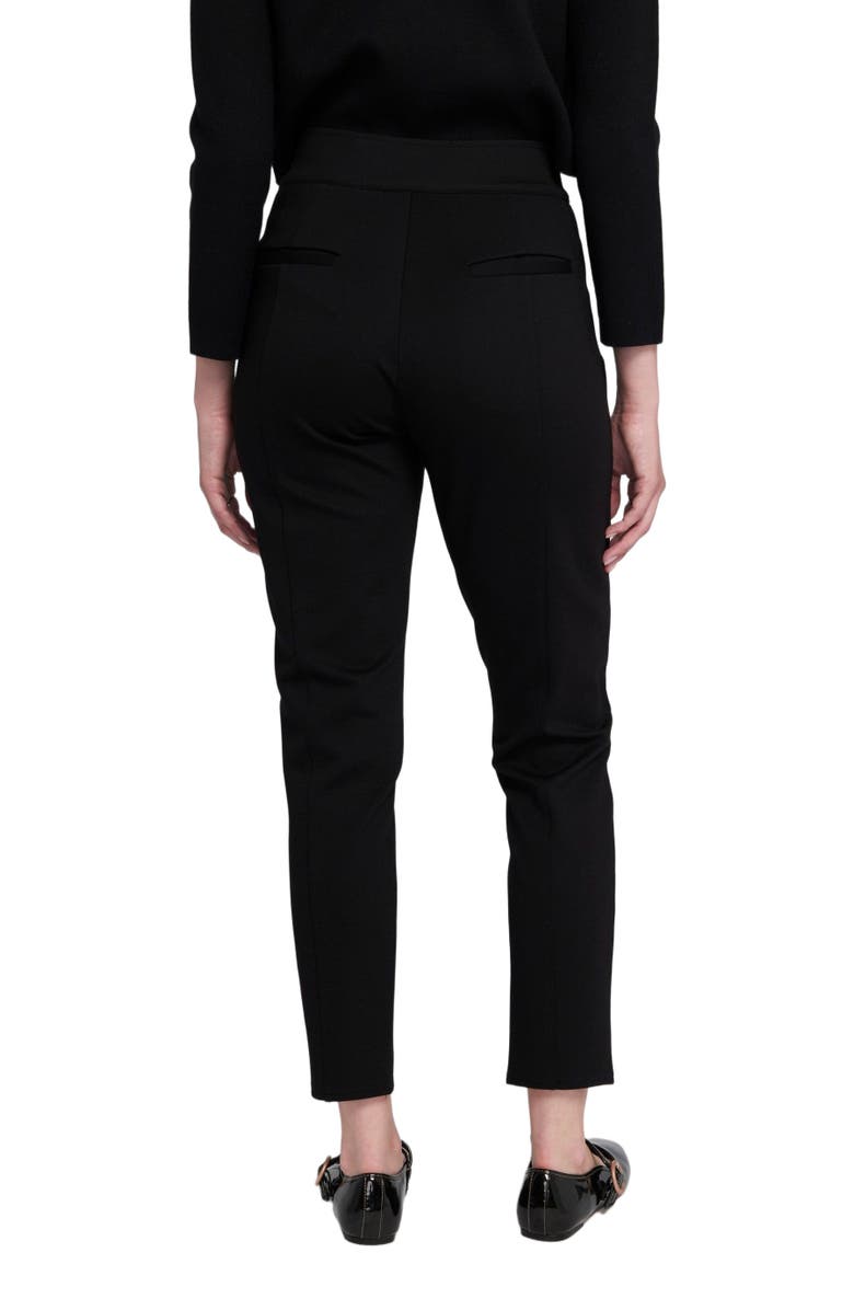ELLE Collection Slim Leg Trouser Skinny Pants, Alternate, color, Black