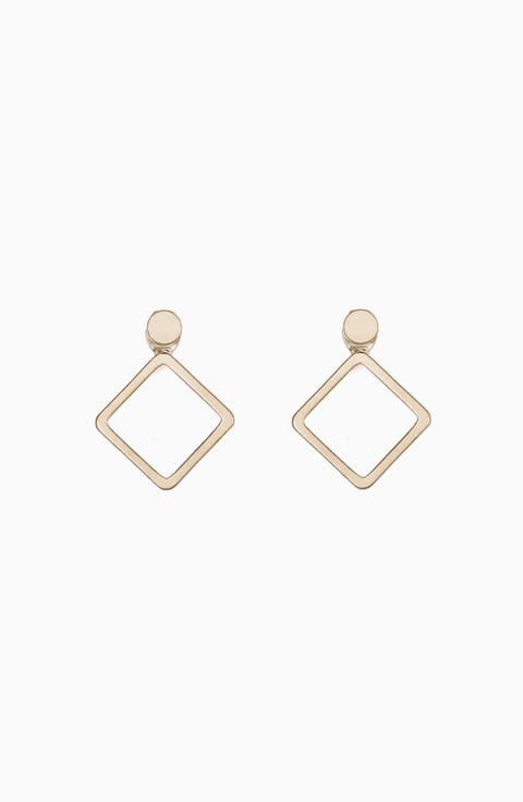 Diana Earring Jackets Minimalist Geometric Statement