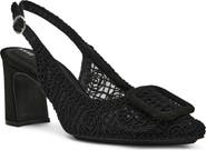 Anne Klein Belinda Lace Embroidered Slingback Pump