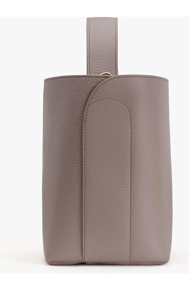 Cuyana Linea Bucket Bag, Alternate, color, Clay