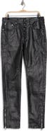 PURPLE BRAND Shiny Racer Coated Jeans