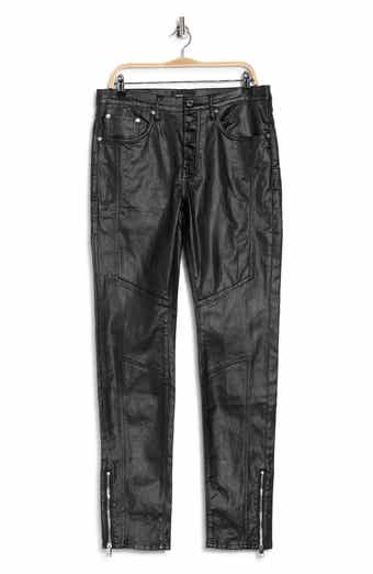PURPLE BRAND Shiny Racer Coated Jeans